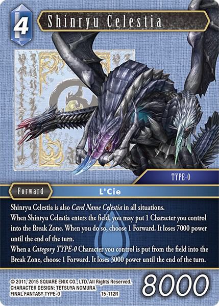 Shinryu Celestia 15-112R (Crystal Dominion)  - Foil