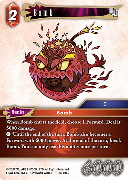 Bomb 15-016C (Crystal Dominion)  - Foil