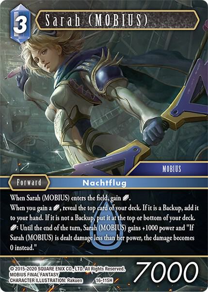 Sarah MOBIUS 16-115H (Emissaries of Light) 