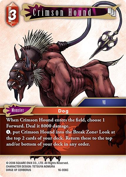 Crimson Hound 16-006C (Emissaries of Light)  - Foil