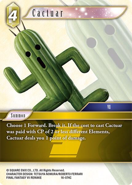 Cactuar 16-074C (Emissaries of Light)  - Foil