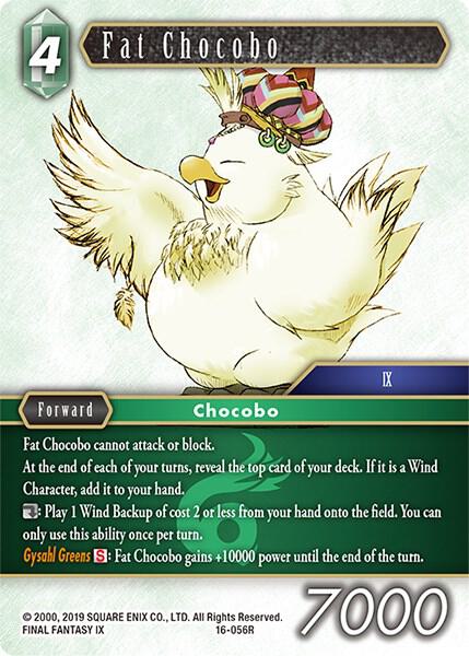 Fat Chocobo 16-056R (Emissaries of Light)  - Foil