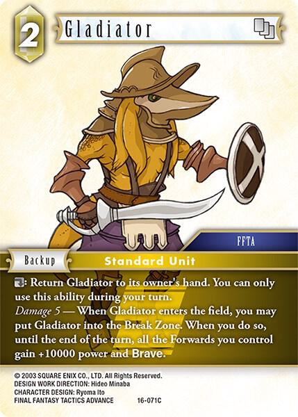 Gladiator 16-071C (Emissaries of Light)  - Foil