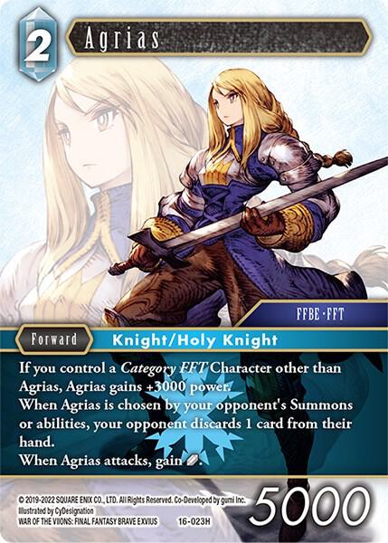 Agrias (Emissaries of Light)  - Foil