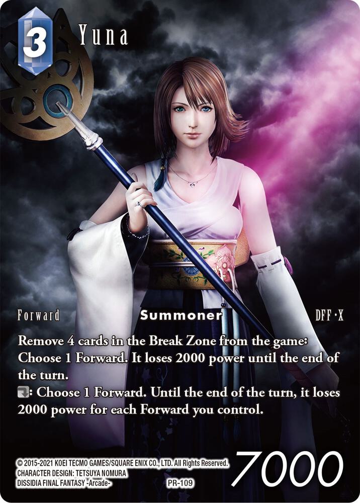 Yuna Full Art PR-109 (Deck Exclusive Cards)  - Foil
