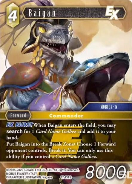 Baigan EX (Rebellion's Call)  - Foil