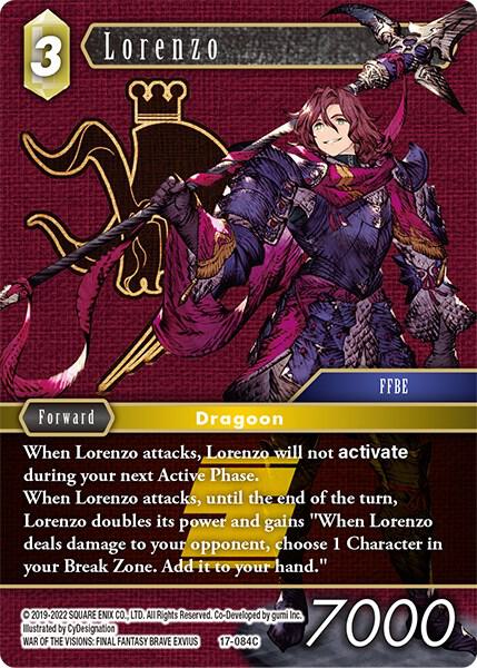 Lorenzo 17-084C (Rebellion's Call)  - Foil