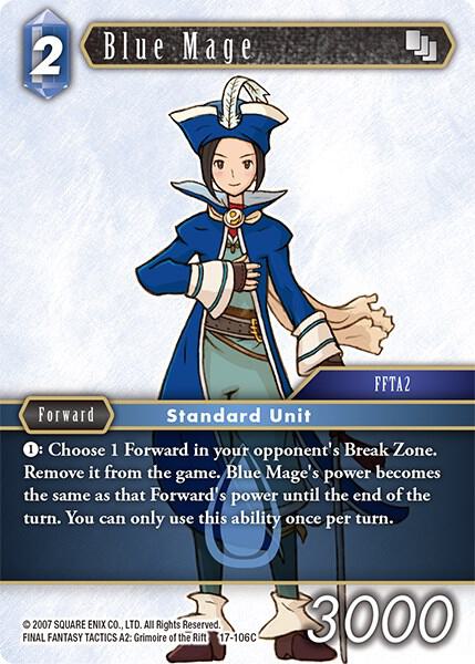 Blue Mage 17-106C (Rebellion's Call)  - Foil