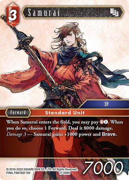 Samurai 008 17-008H (Rebellion's Call)  - Foil