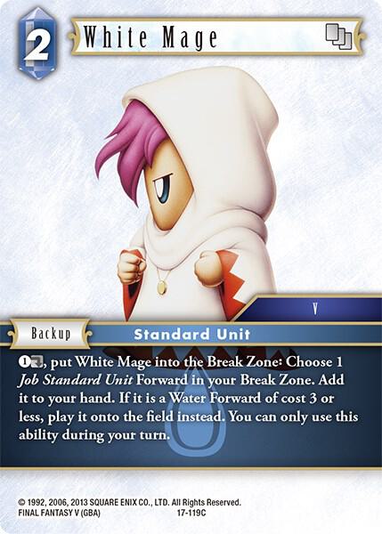 White Mage 17-119C (Rebellion's Call)  - Foil