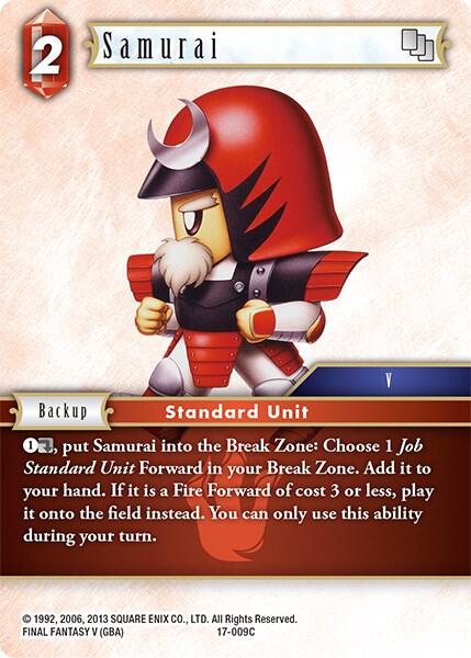 Samurai 009 17-009C (Rebellion's Call)  - Foil