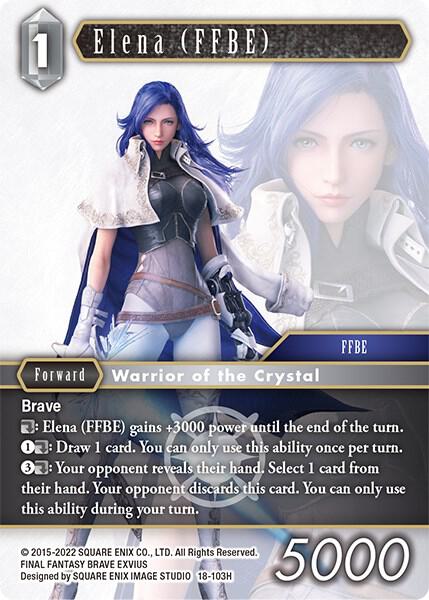 Elena (FFBE) 18-103H (Resurgence of Power)  - Foil