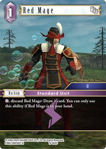 Red Mage 18-069C (Resurgence of Power)  - Foil