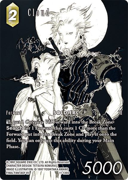 Cloud Full Art Reprint 11-136S (Resurgence of Power)  - Foil