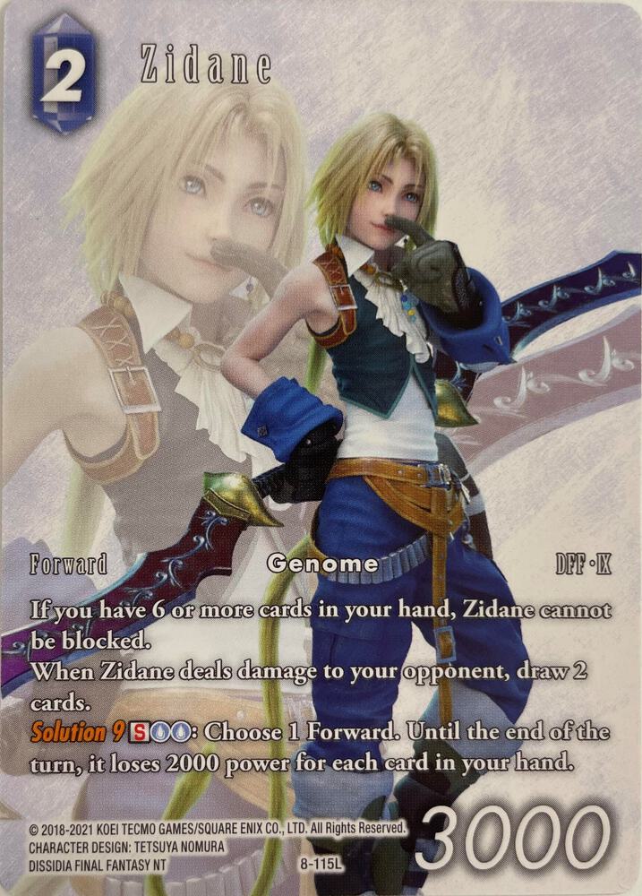 Zidane 8 115L Full Art 8-115L (FF: Promo Cards) 