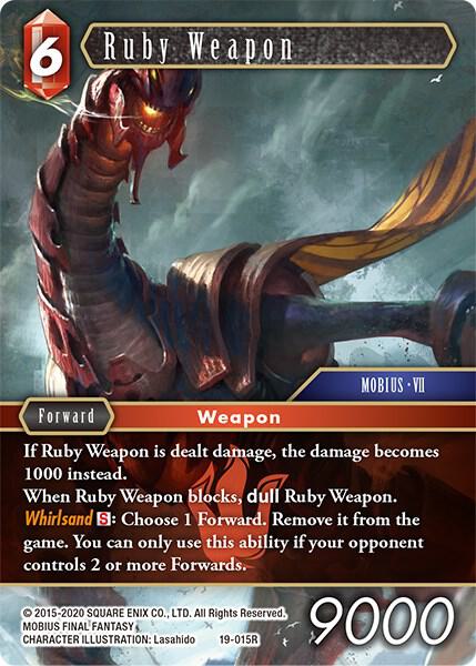 Ruby Weapon 19-015R (From Nightmares)  - Foil
