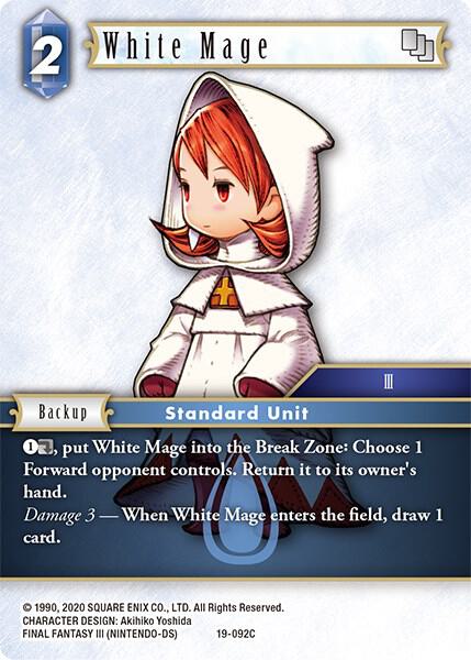 White Mage 19 092C 19-092C (From Nightmares)  - Foil