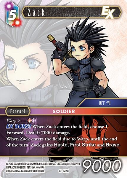 Zack EX 19-122C (From Nightmares)  - Foil