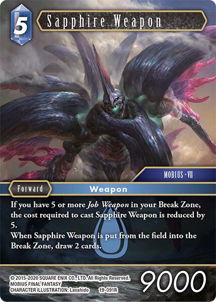 Sapphire Weapon 19-091R (From Nightmares)  - Foil