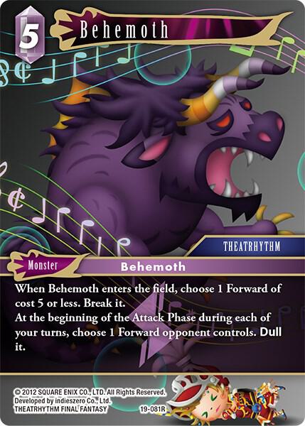 Behemoth 19-081R (From Nightmares)  - Foil