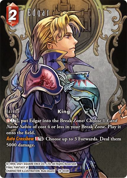 Edgar Full Art 19-003R (From Nightmares)  - Foil