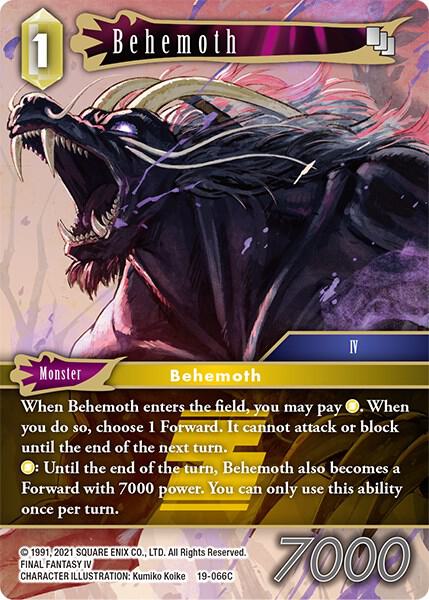 Behemoth 19 066C 19-066C (From Nightmares)  - Foil