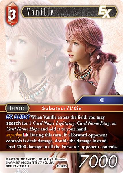 Vanille EX 19-129S (From Nightmares)  - Foil