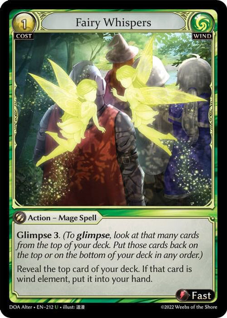 Fairy Whispers (Dawn of Ashes Alter Edition) 