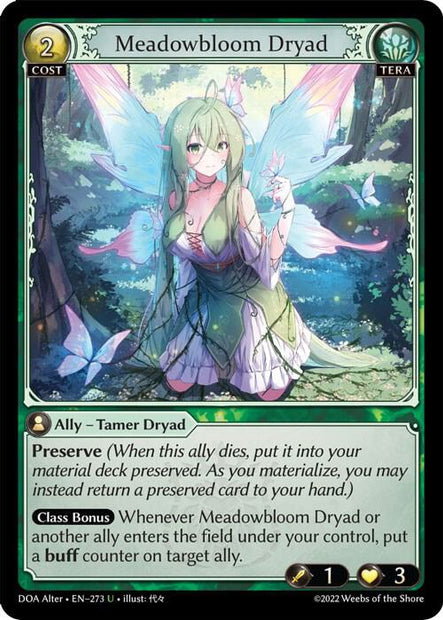 Meadowbloom Dryad (Dawn of Ashes Alter Edition) 