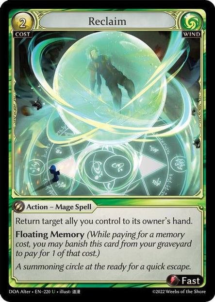 Reclaim (Dawn of Ashes Alter Edition) 