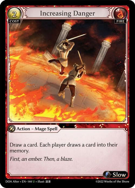 Increasing Danger 144 (Dawn of Ashes Alter Edition) 