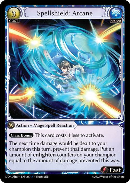 Spellshield: Arcane 247 (Dawn of Ashes Alter Edition) 