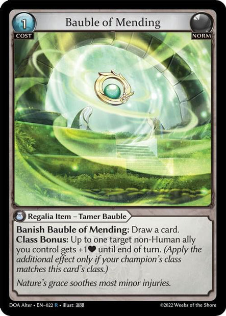 Bauble of Mending 022 (Dawn of Ashes Alter Edition) 