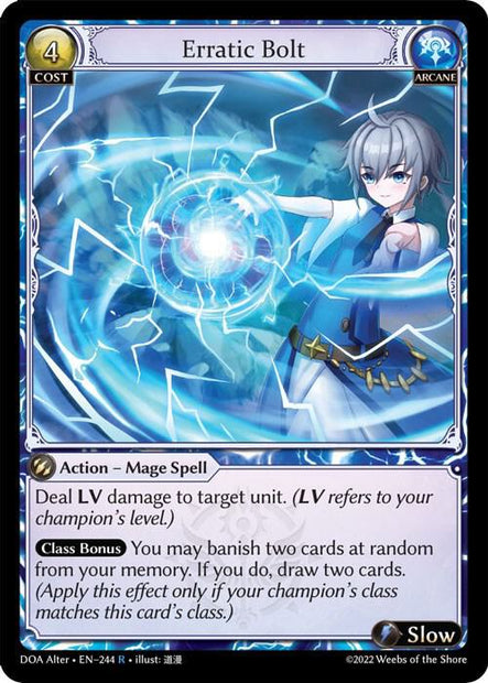 Erratic Bolt (Dawn of Ashes Alter Edition) 