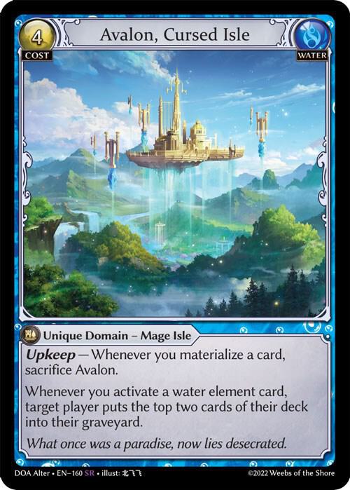 Avalon Cursed Isle (Dawn of Ashes Alter Edition) 