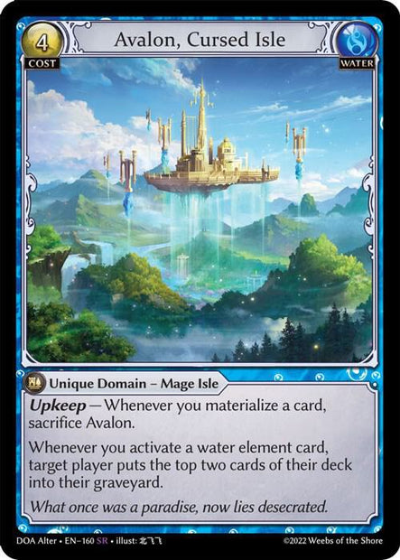 Avalon Cursed Isle (Dawn of Ashes Alter Edition) 
