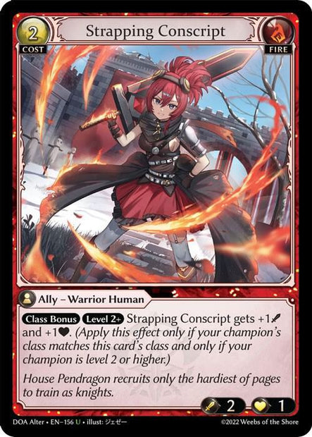 Strapping Conscript (Dawn of Ashes Alter Edition) 