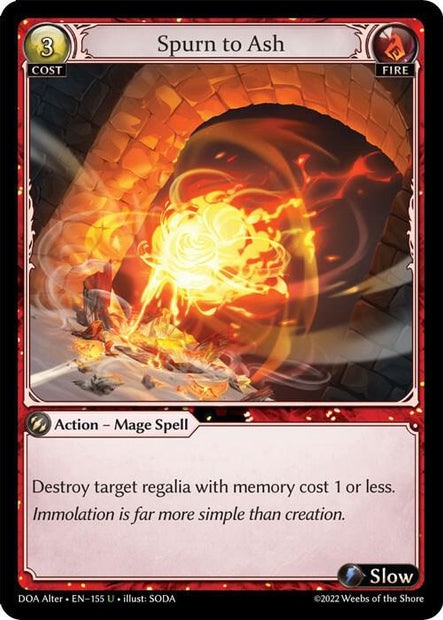 Spurn to Ash 155 (Dawn of Ashes Alter Edition) 