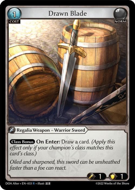 Drawn Blade (Dawn of Ashes Alter Edition) 