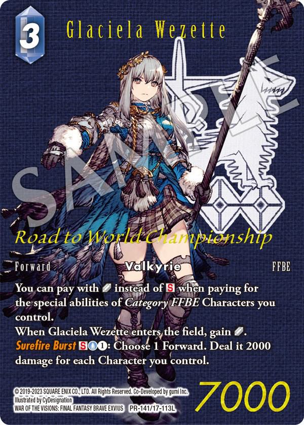 Glaciela Wezette PR-141 (FF: Promo Cards)  - Foil