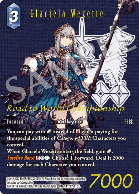 Glaciela Wezette PR-141 (FF: Promo Cards)  - Foil
