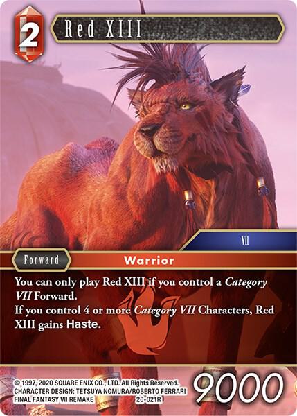 Red XIII 20-021R (Dawn of Heroes)  - Foil