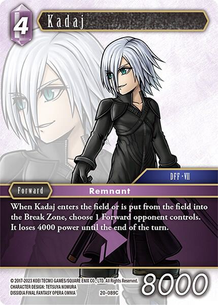 Kadaj 20-089C (Dawn of Heroes)  - Foil