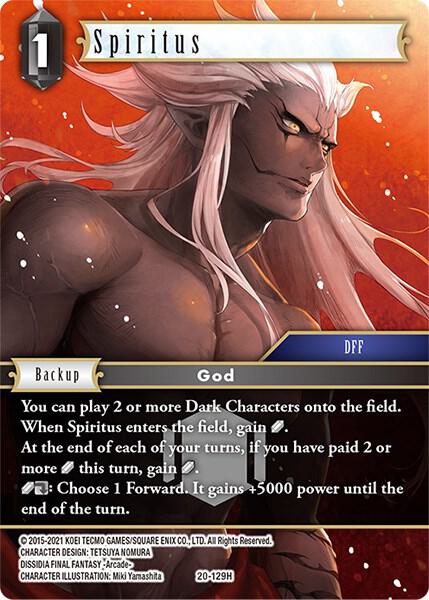 Spiritus 20-129H (Dawn of Heroes)  - Foil