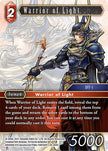 Warrior of Light 20-004C (Dawn of Heroes)  - Foil