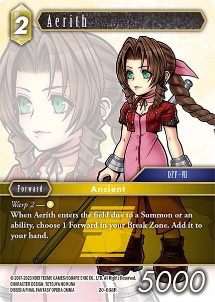 Aerith 20-068R (Dawn of Heroes)  - Foil