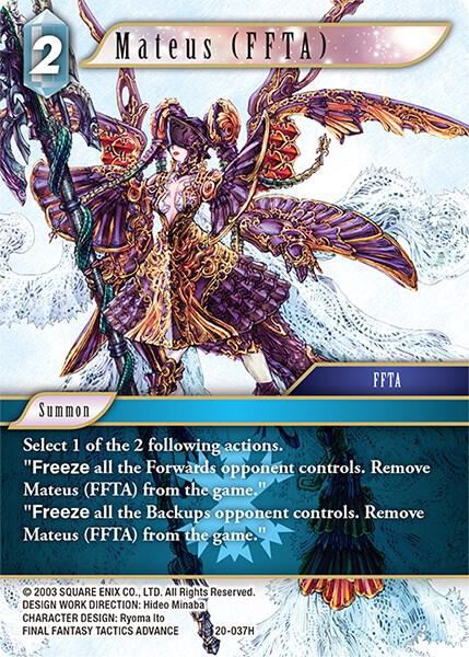 Mateus (FFTA) 20-037H (Dawn of Heroes)  - Foil