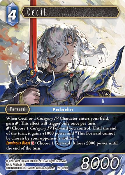 Cecil 20-109H (Dawn of Heroes) 