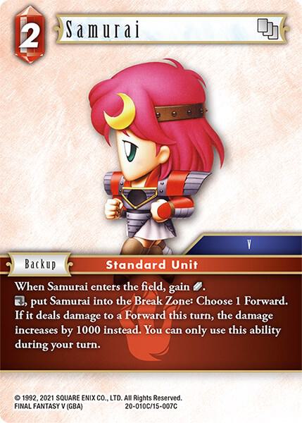 Samurai 20-010C/15-007C (Dawn of Heroes)  - Foil