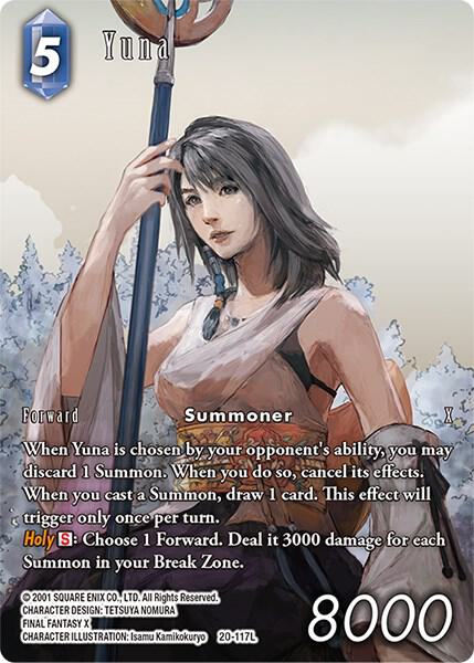 Yuna Full Art 20-117L (Dawn of Heroes)  - Foil